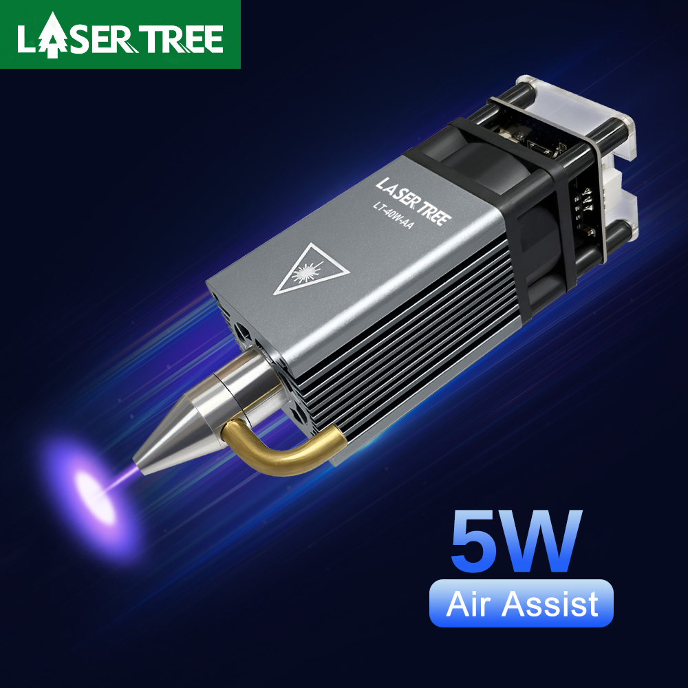 Industrial Laser Engraver - Árbol láser de 5W, boquilla de
