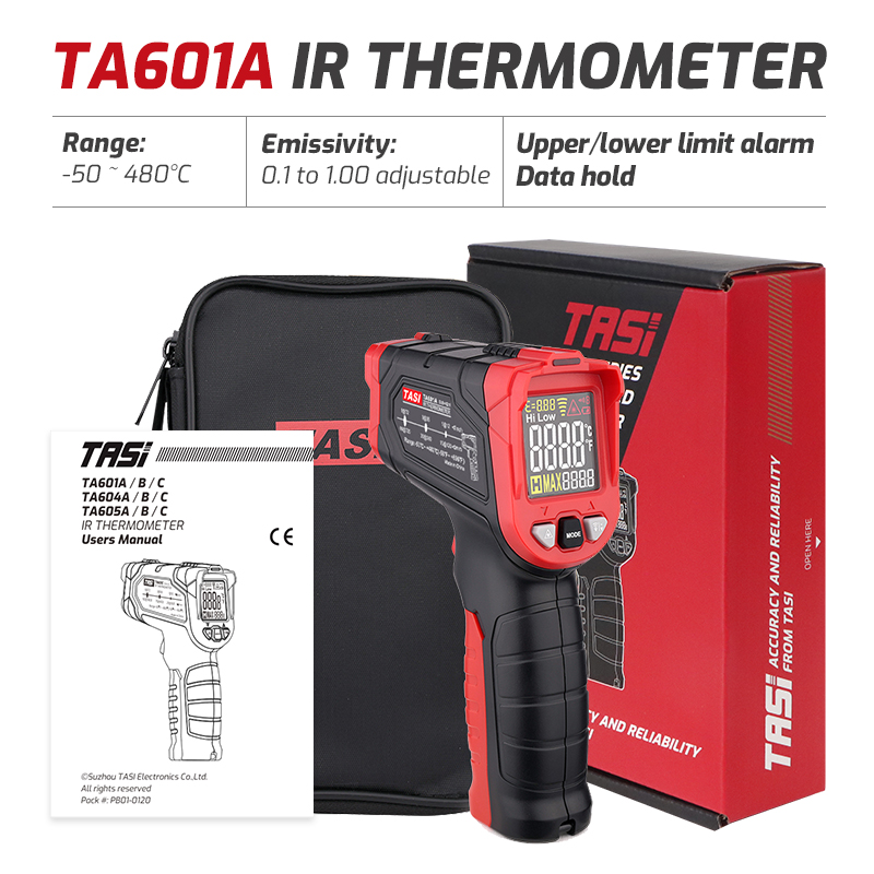 Industrial Laser Thermometer - Termómetro Infrarrojo TA601A TA601B TA601C, Pistola