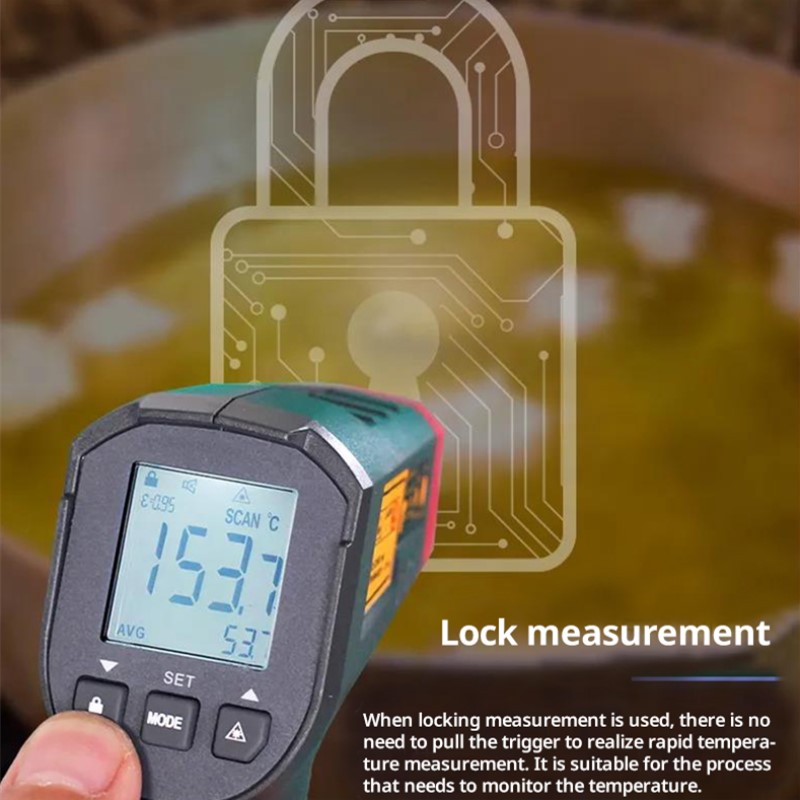 Industrial Laser Thermometer - Termómetro Digital UNI-T UT306S UT306C, pistola