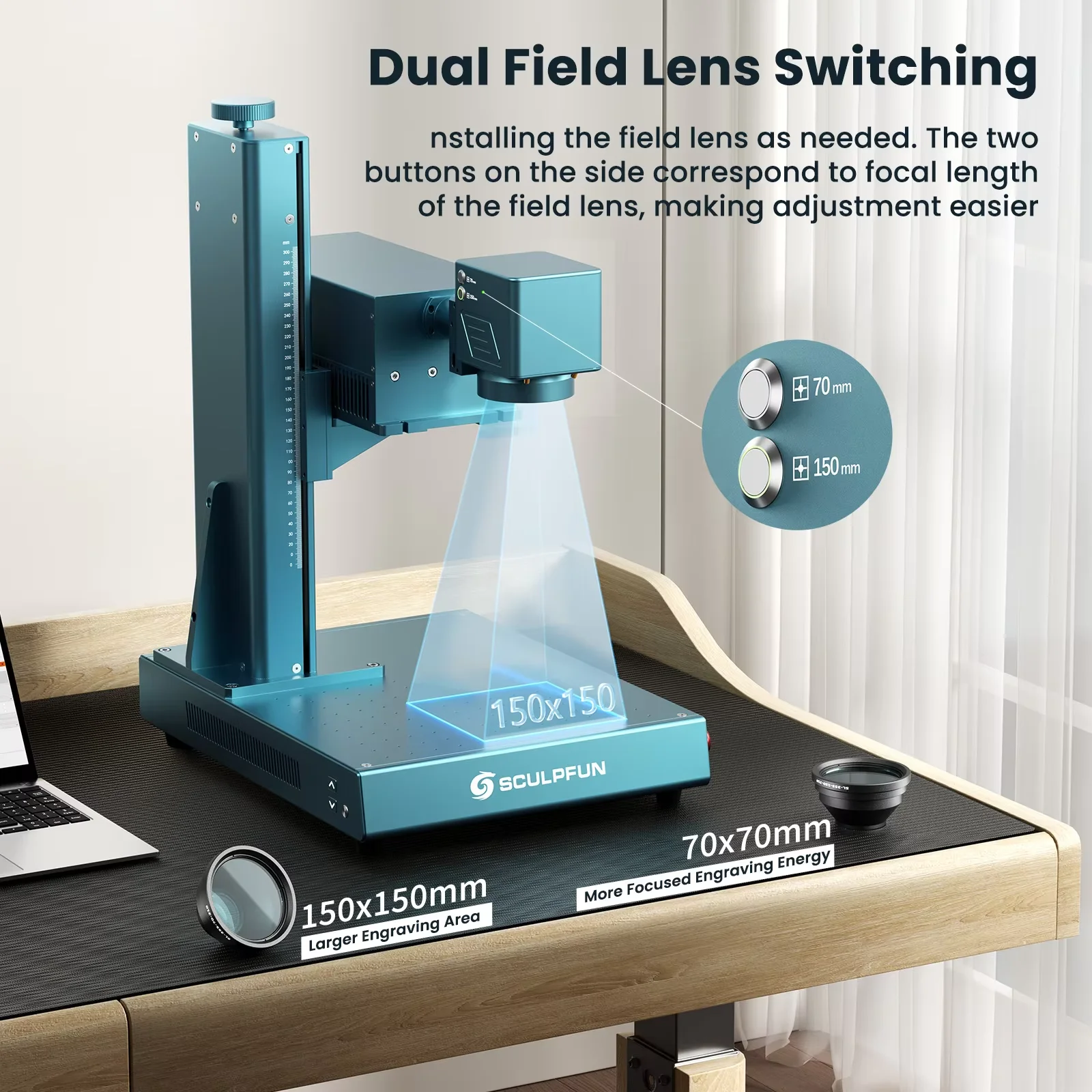 Industrial Laser Engraving Machine For Metal - Grabador Láser UV SCULPFUN V5 de