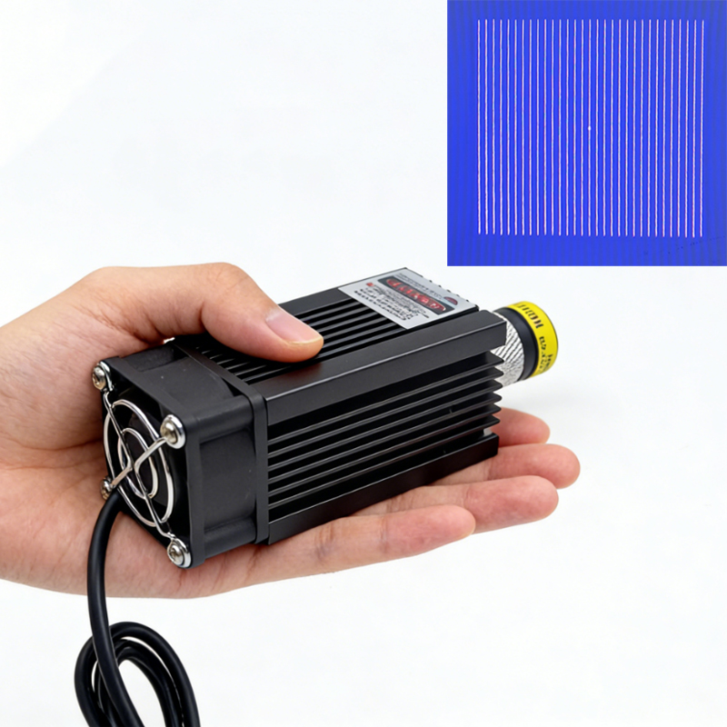 Industrial Laser Line Module - Módulo láser de línea azul DOE