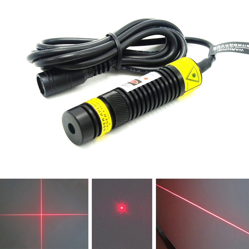Industrial Laser Light - Módulo láser rojo punto/línea/cruzado 650nm 50mW