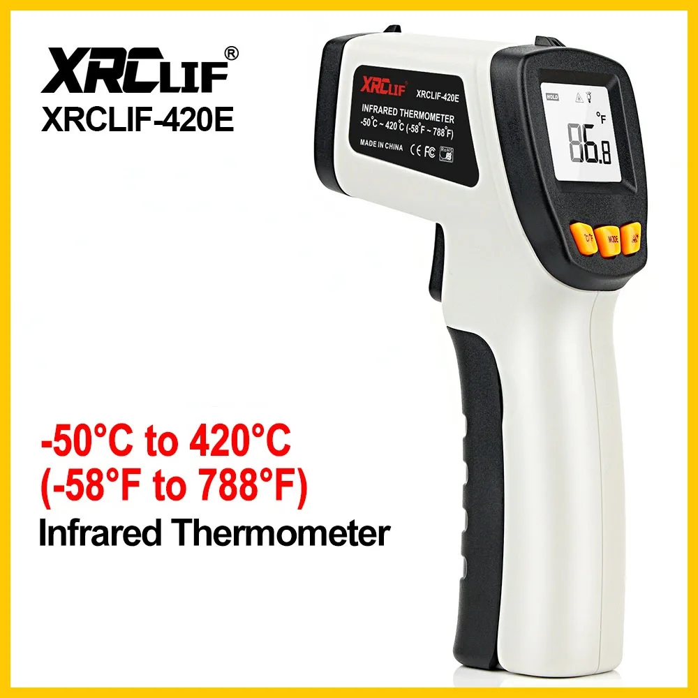 Industrial Laser Thermometer - XRCLIF Termómetro infrarrojo Pirómetro sin contacto
