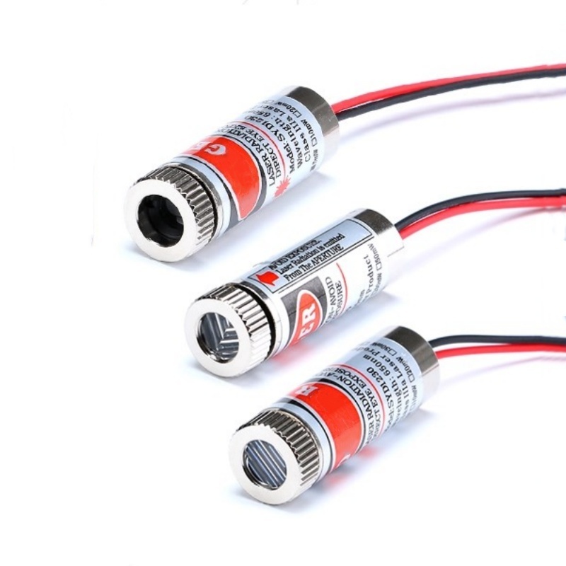 Industrial Laser Line Module - 650nm 5mW punto rojo/línea/módulo láser cruzado