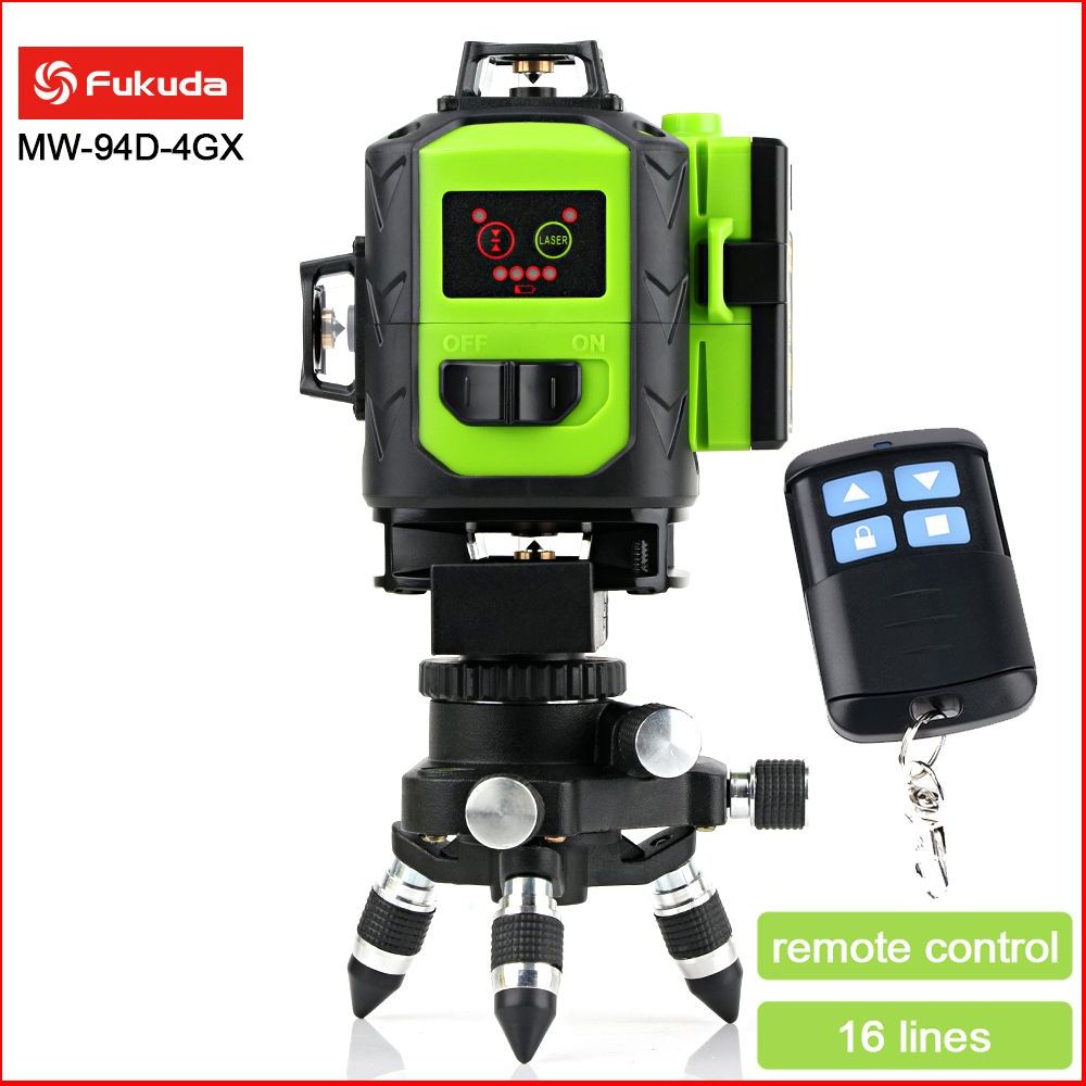 Laser Nivelador Industrial - 515NM Clase ll, Fukuda MW-94D-4GX 16