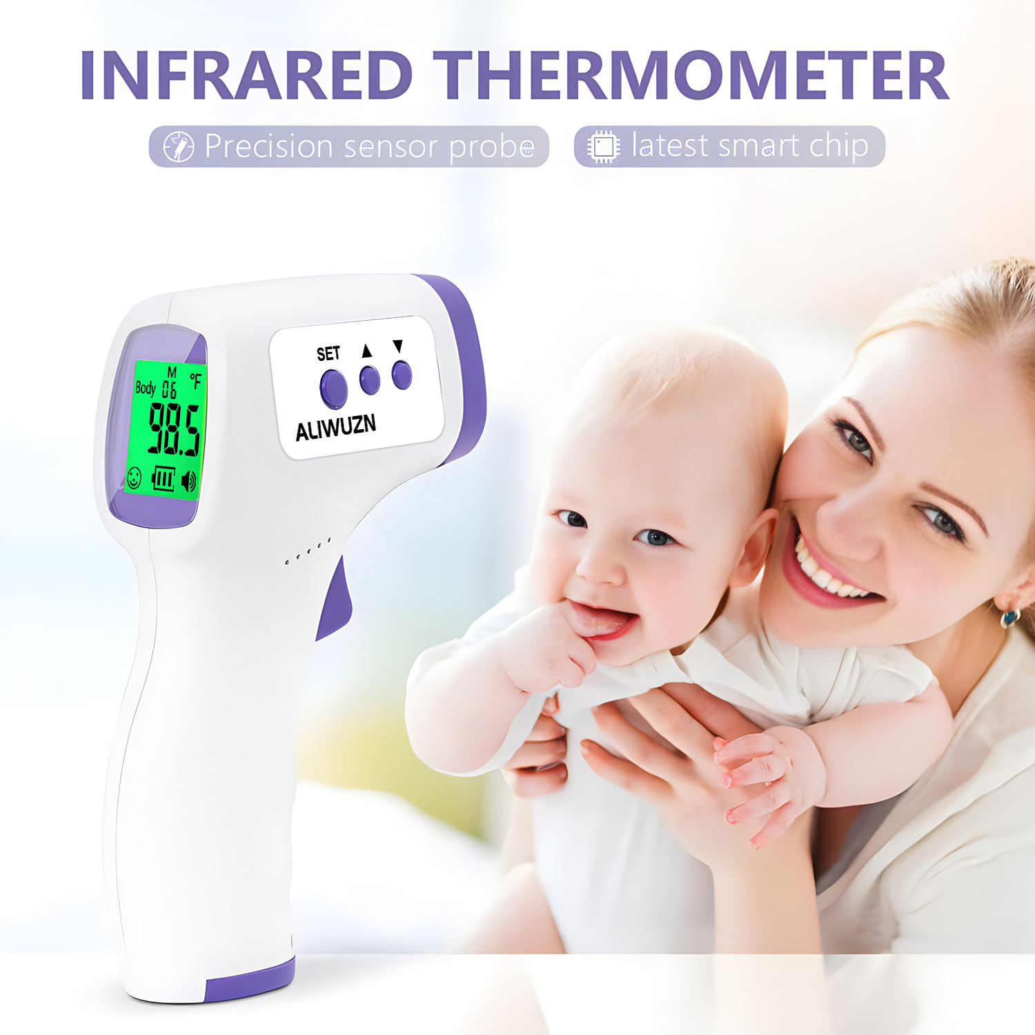 Termómetro infrarrojo para fie - Industrial Laser Thermometer reseña y precio