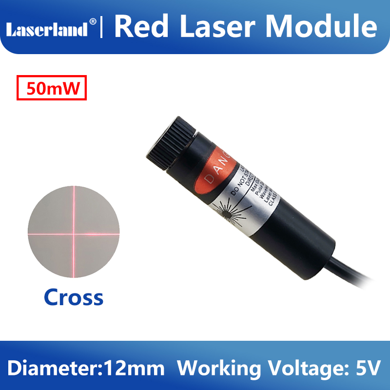Módulo de diodo láser rojo cru - Industrial Laser Line Module reseña y precio