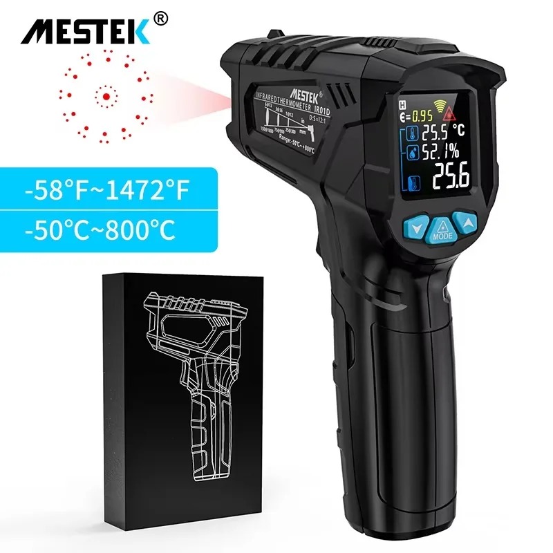 Termómetro industrial IR01D Te - Industrial Laser Thermometer reseña y precio