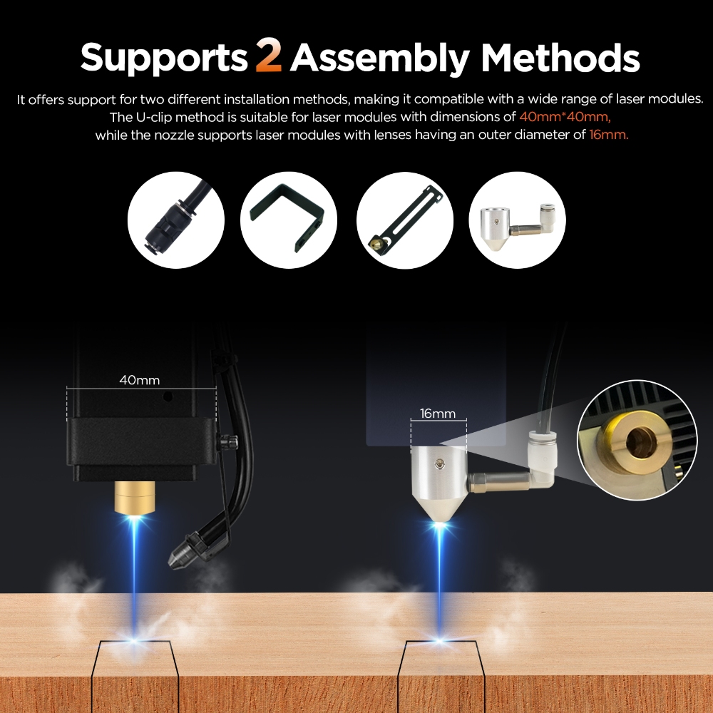 Bomba de aire asistida por lás - Industrial Laser Engraver reseña y precio