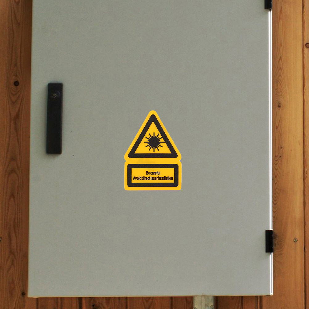 Etiquetas de advertencia láser - Industrial Laser reseña y precio