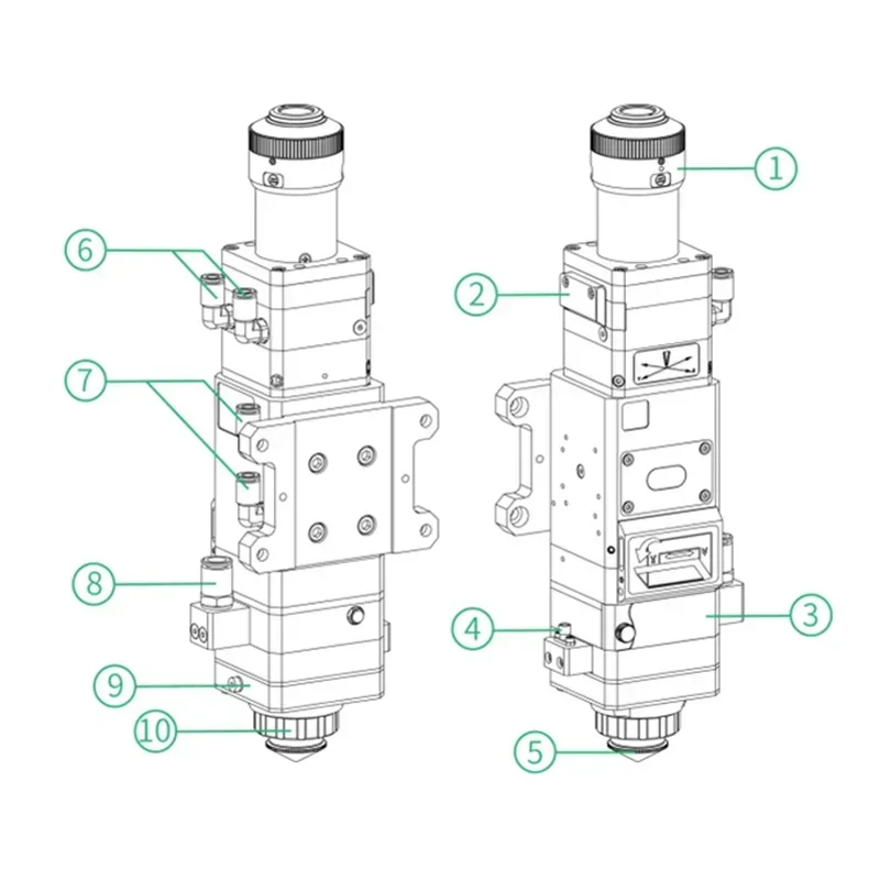 Cabezal de corte de fibra 3.3K - Industrial Use Of Laser reseña y precio