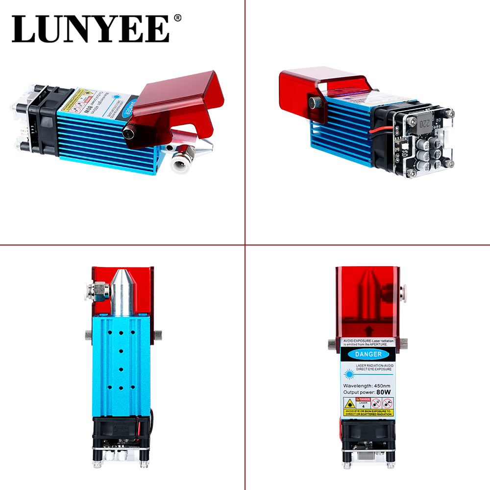 Módulo láser LUNYEE 80W 40W co - Industrial Laser Engraver reseña y precio