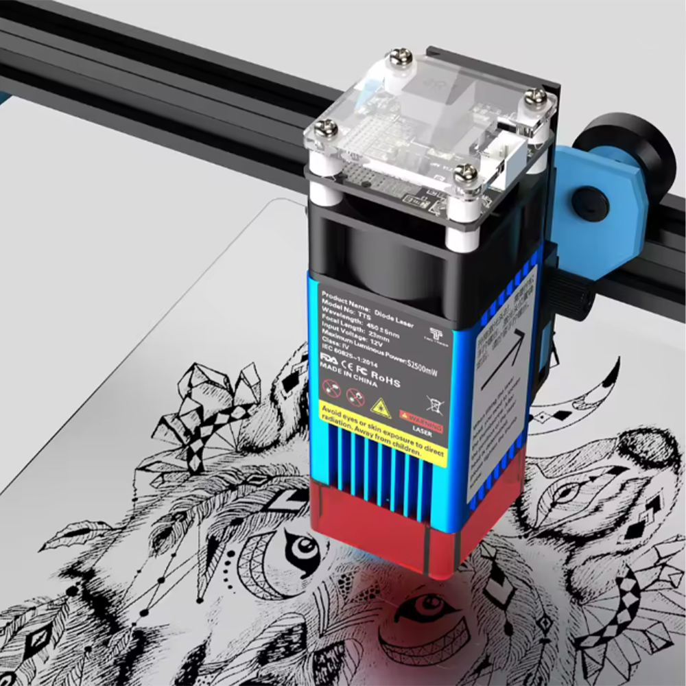 Grabador láser TwoTrees TTS-55 - Industrial Laser Engraver reseña y precio