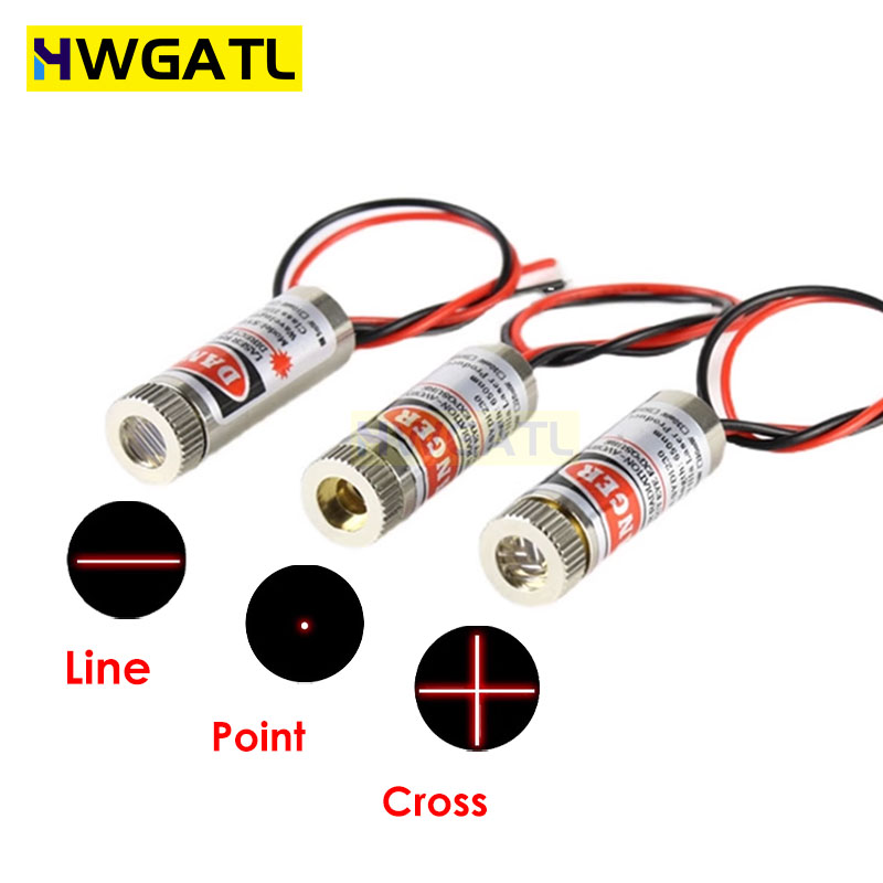650nm 5mW punto rojo/línea/mód - Industrial Laser Line Module reseña y precio