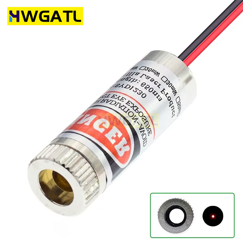 650nm 5mW punto rojo/línea/mód - Industrial Laser Line Module reseña y precio