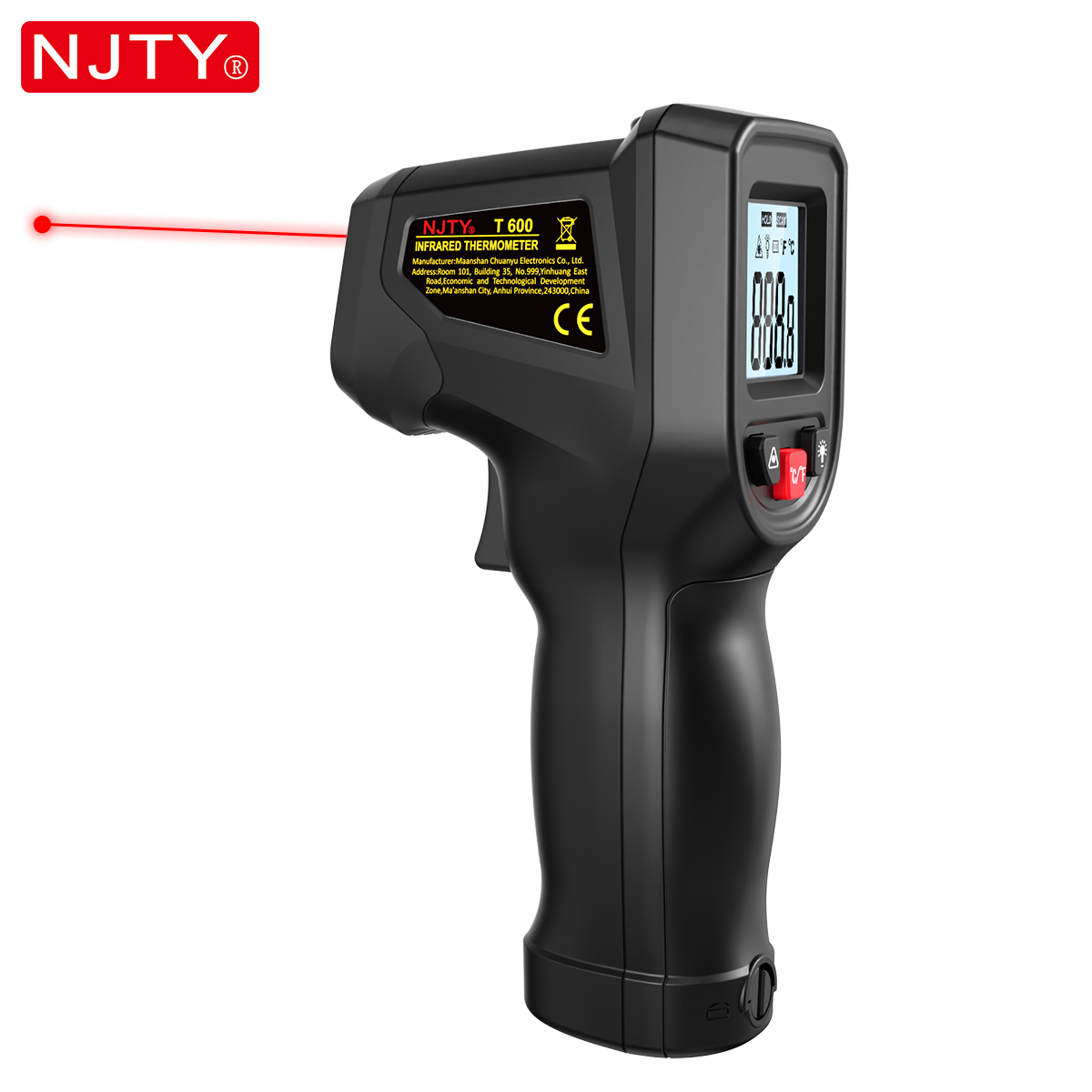 NJTY T600 Pistola Termómetro I - Industrial Laser Thermometer reseña y precio