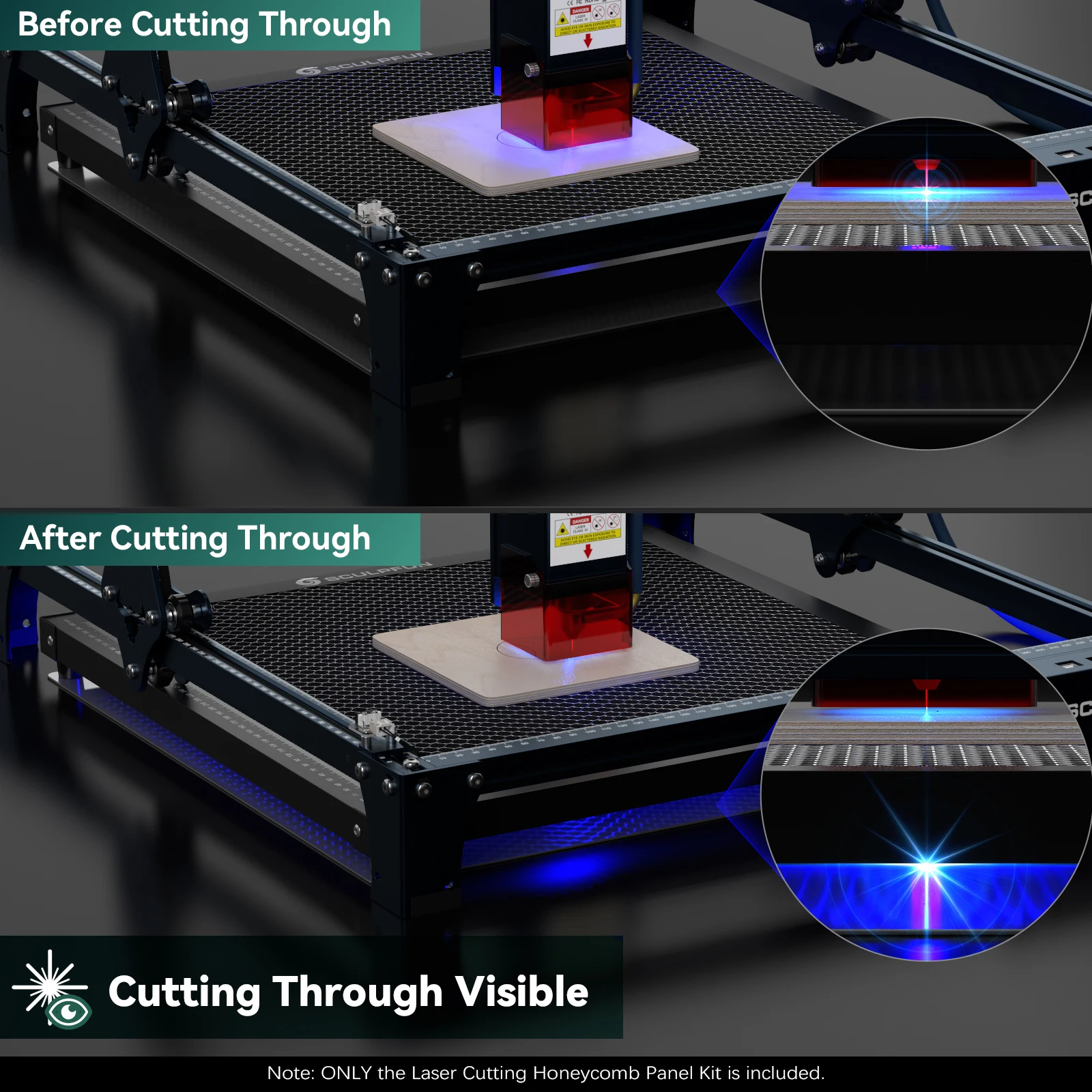 SCULPFUN-banco de trabajo con  - Co2 Laser Engraving Machine reseña y precio