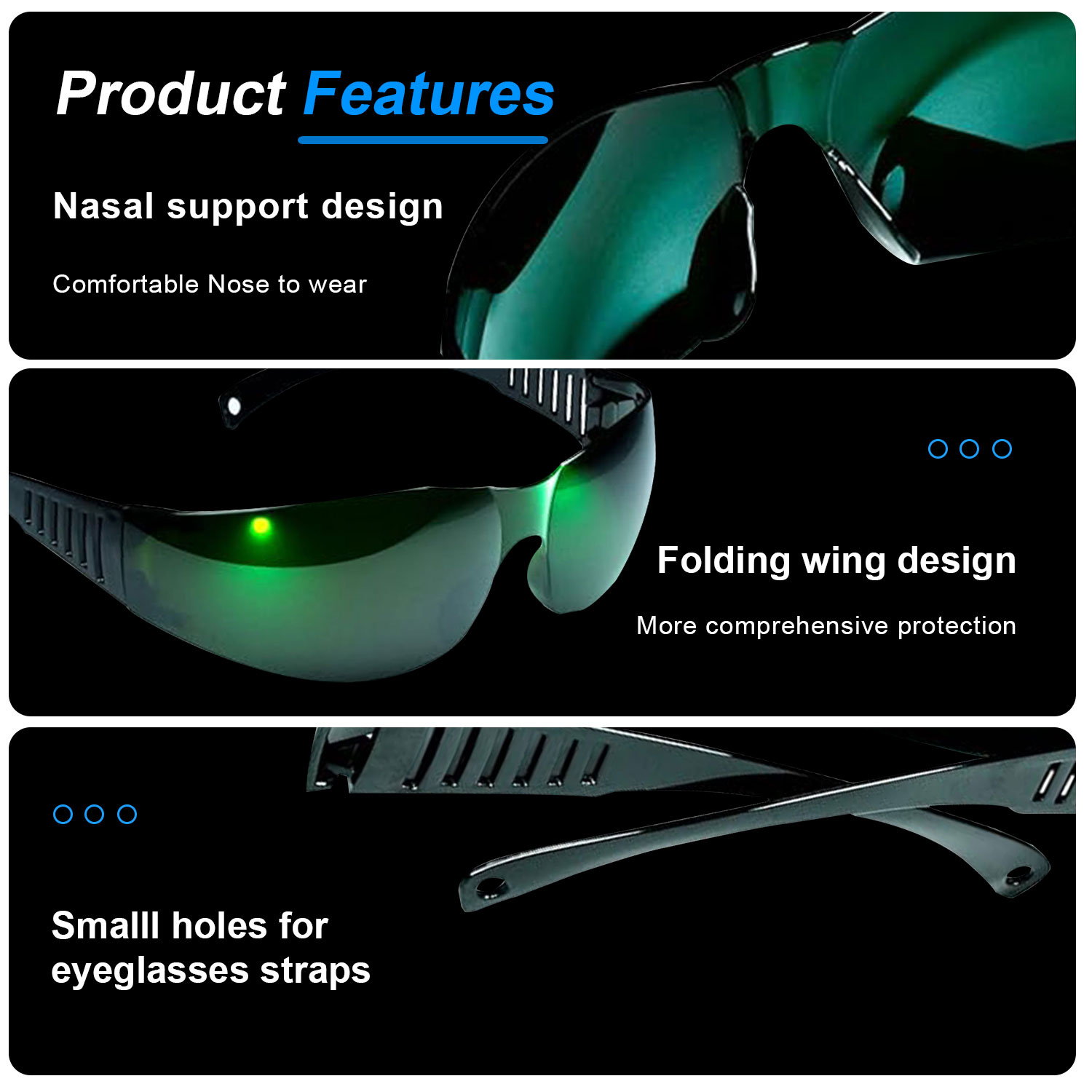 Gafas de plomo gafas de radiac - Industrial Laser Glasses reseña y precio