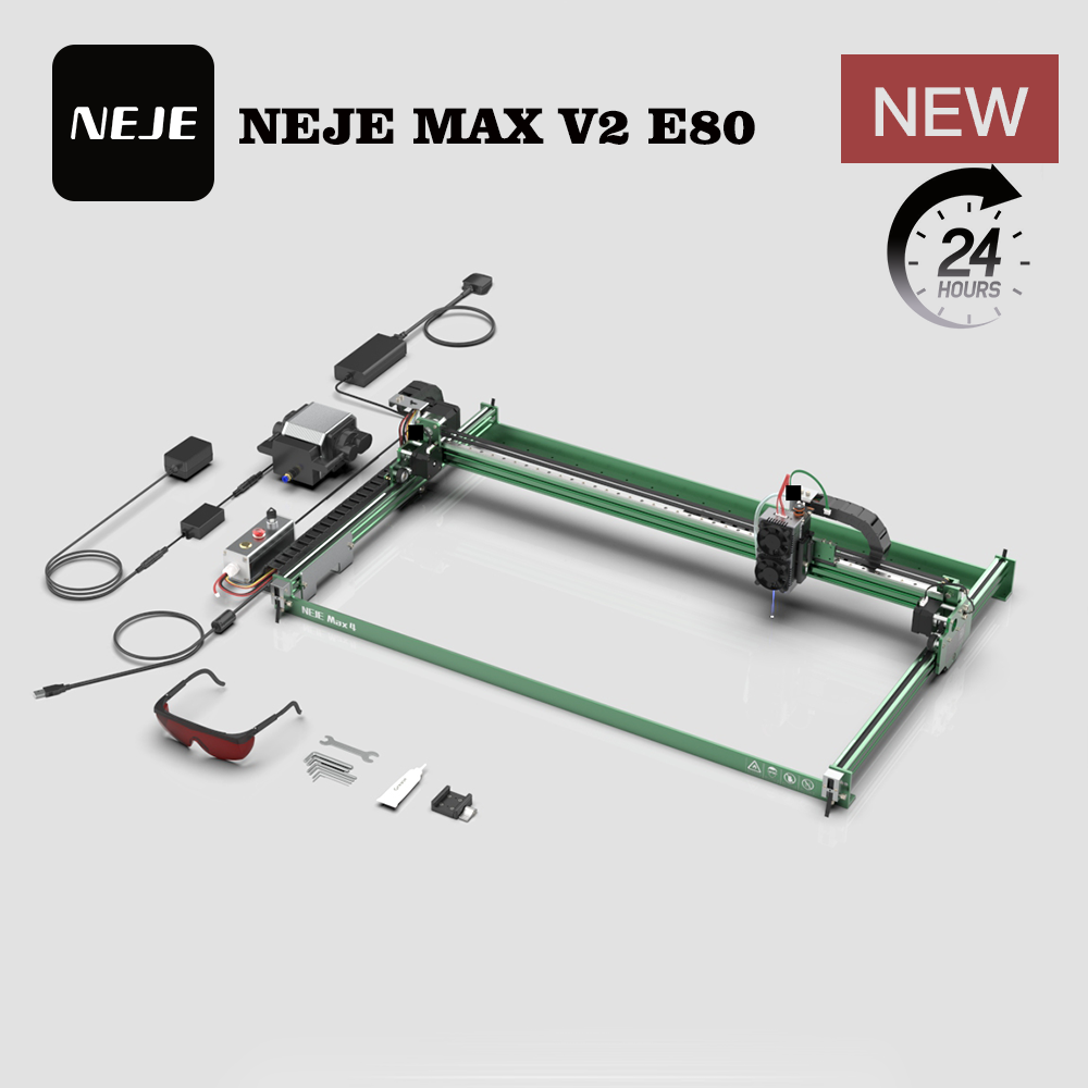 Grabador Láser NEJE MAX V2 E80 - Laser Nivelador Industrial reseña y precio