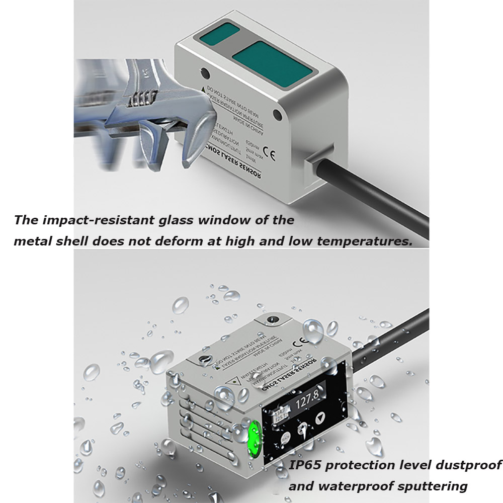 Sensor de distancia láser sin  - Industrial Laser Displacement Sensor reseña y precio