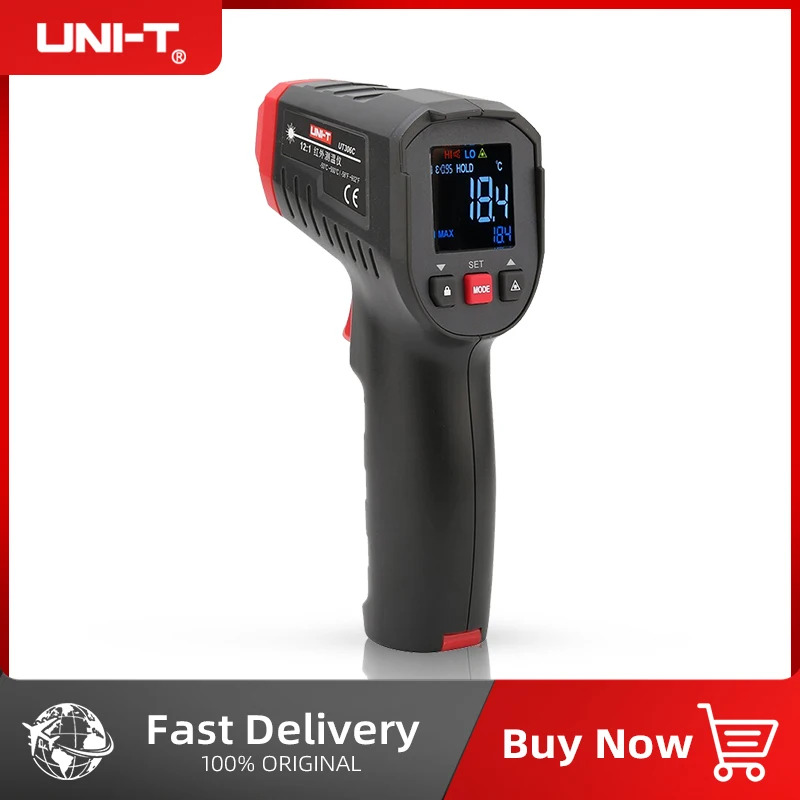 Termómetro Digital UNI-T, medi - Industrial Laser Thermometer reseña y precio