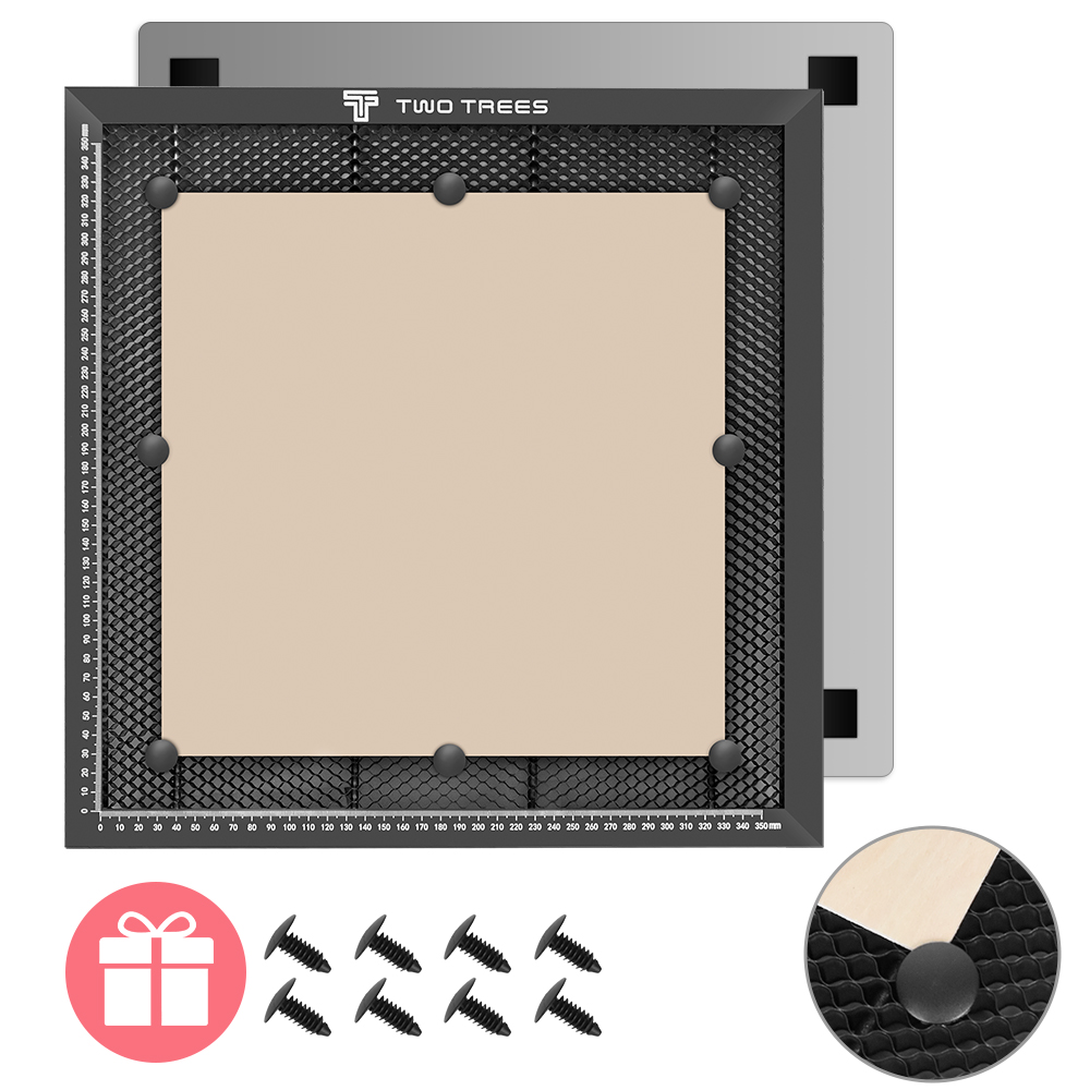 Mesa de trabajo tipo panal de  - Co2 Laser Engraving Machine reseña y precio